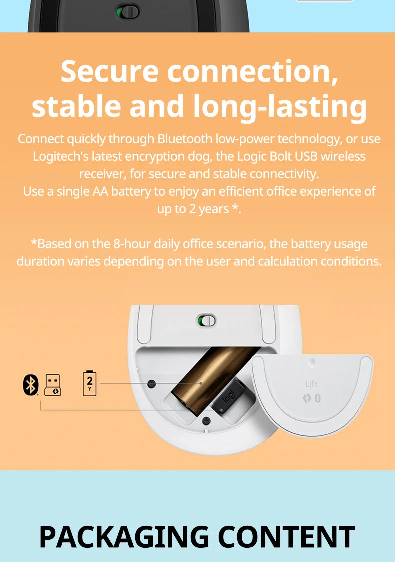 Logitech Lift Ergonomic Vertical Mouse