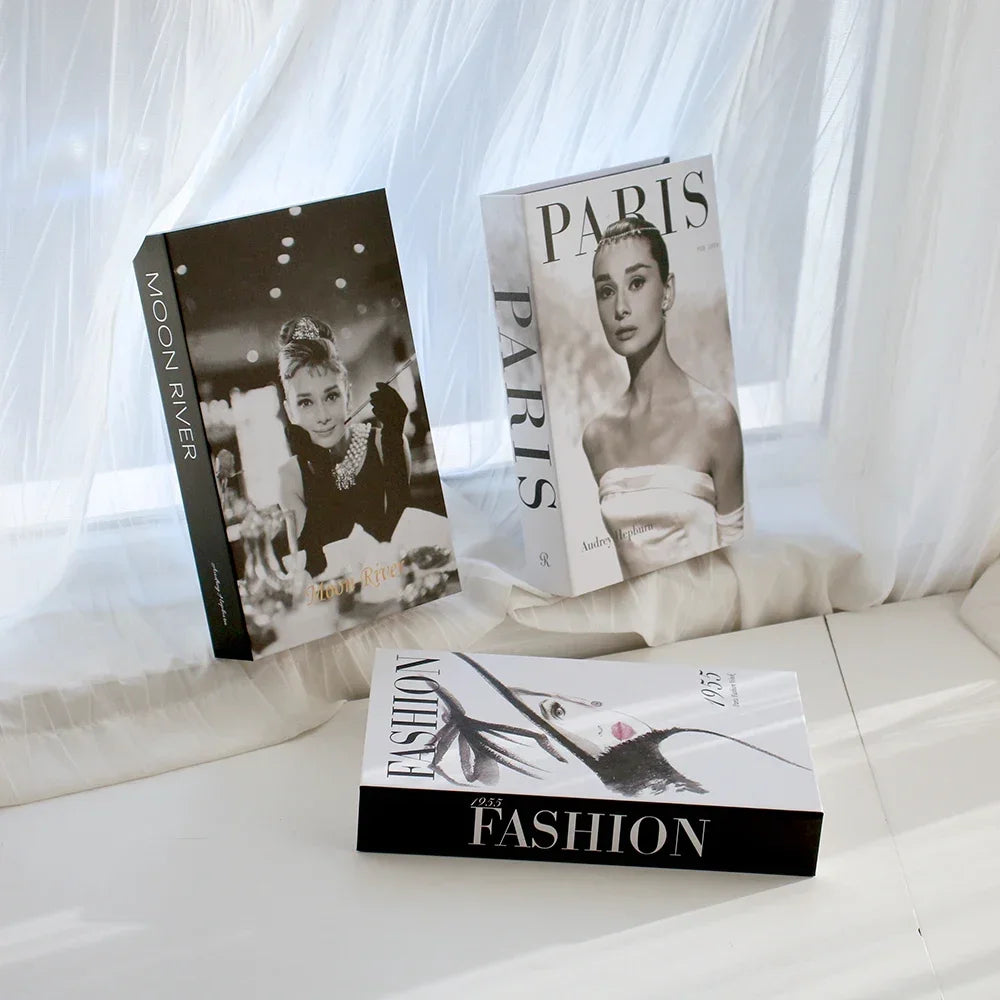 3PCS Fashion Decorative Fake Books
