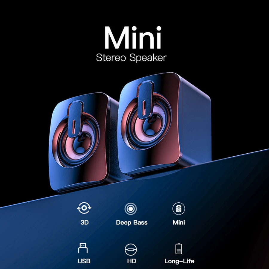 Computer Speaker – Portable USB Sound Box for PC