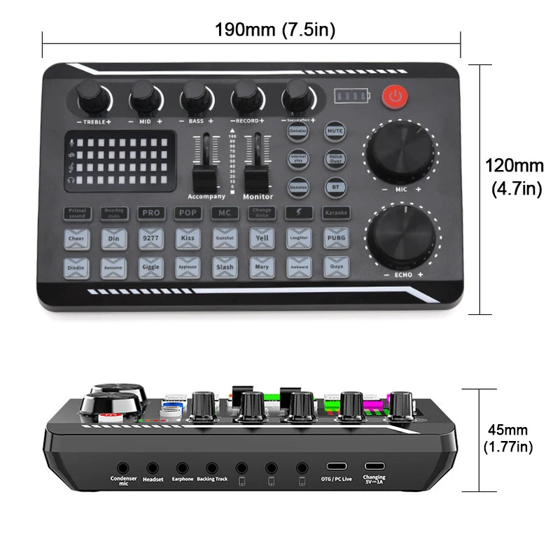 Live Sound Card & Audio Interface