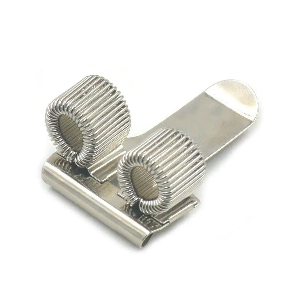 Metal Spring Pen Holder with Clip