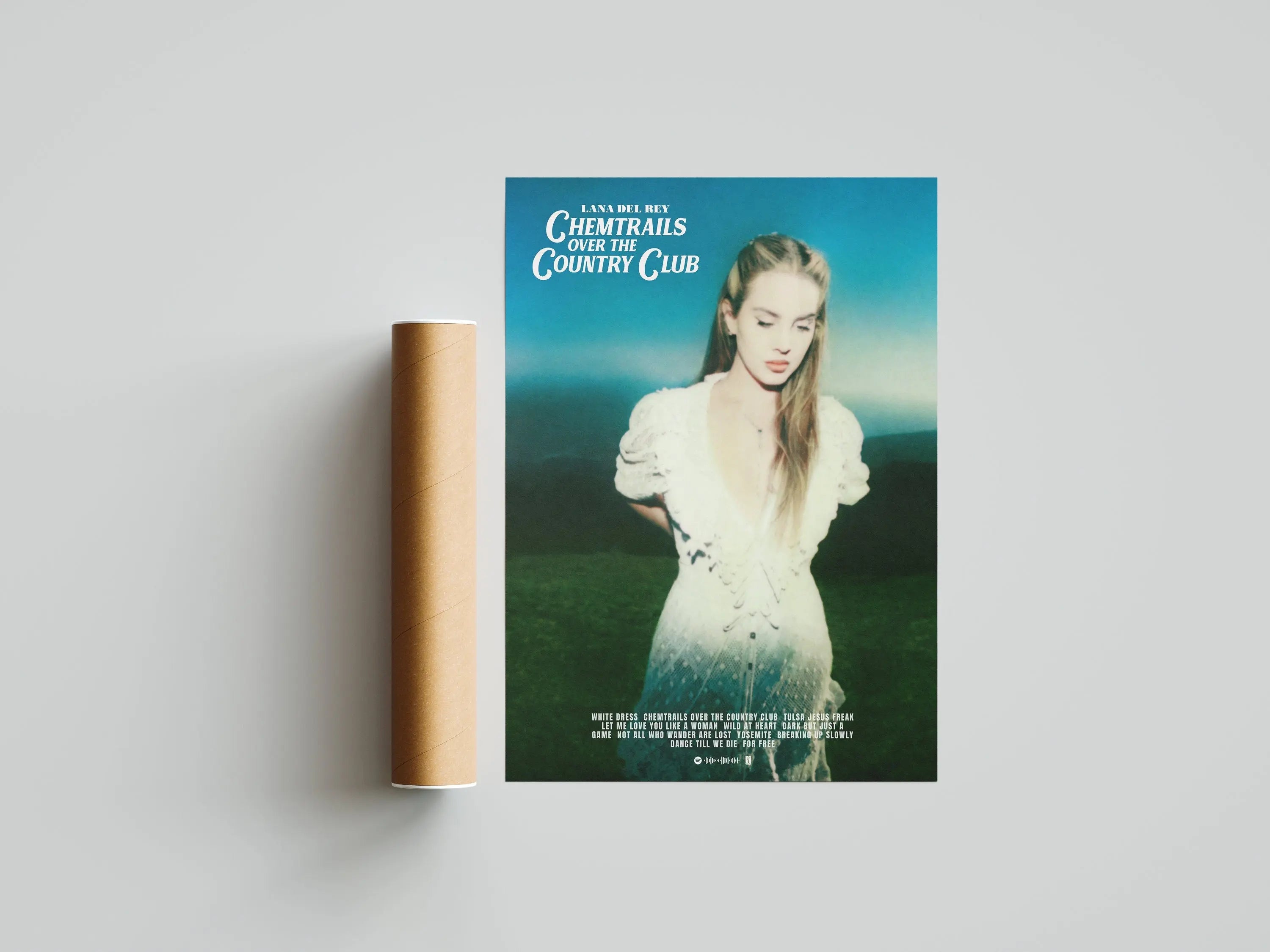 Lana Del Rey Music Album Canvas Poster