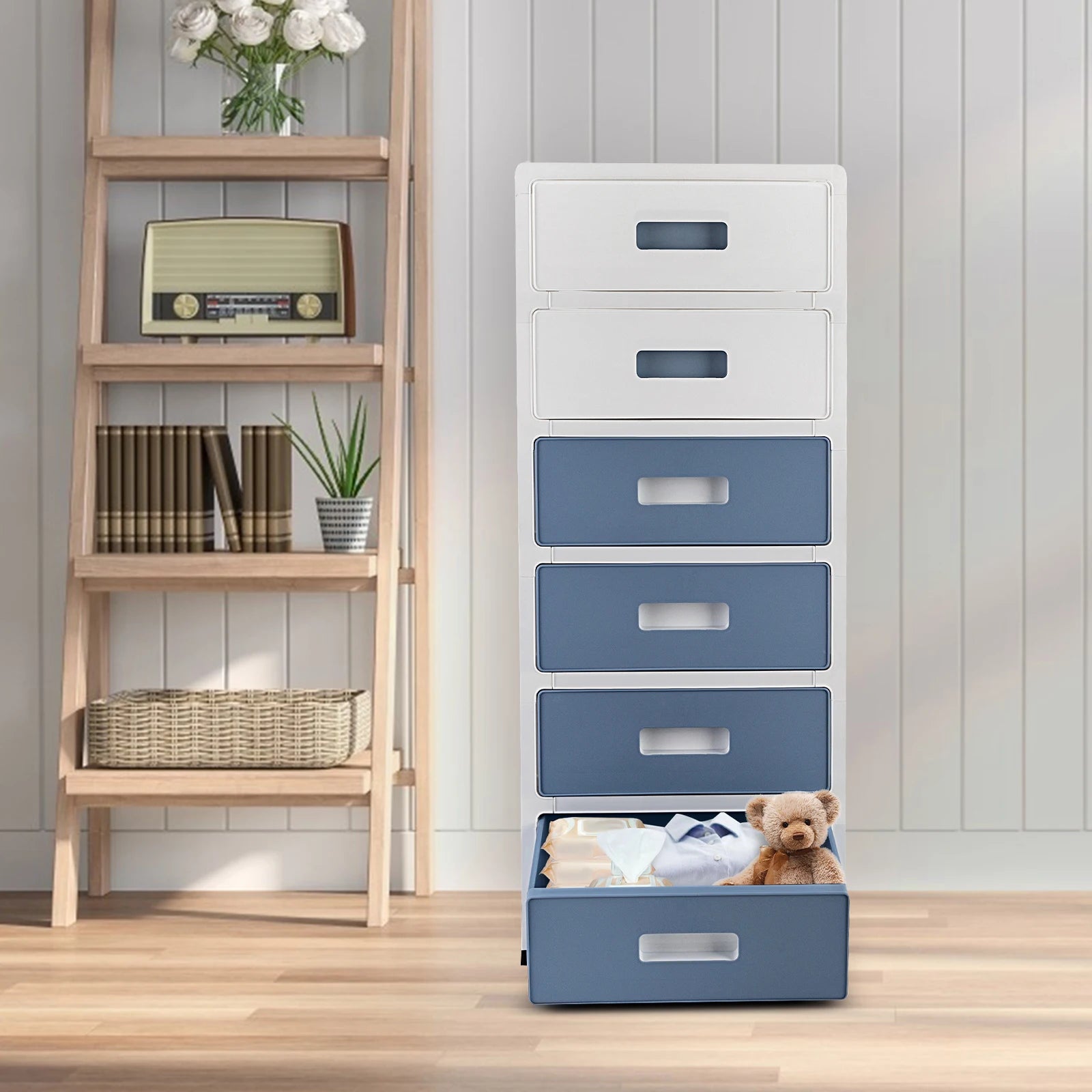6-Drawer Chest Storage Cabinet