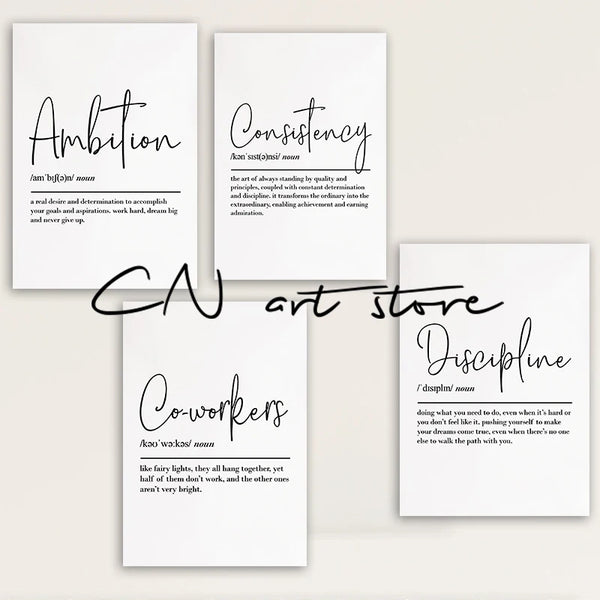 Motivational Quotes Canvas Wall Art