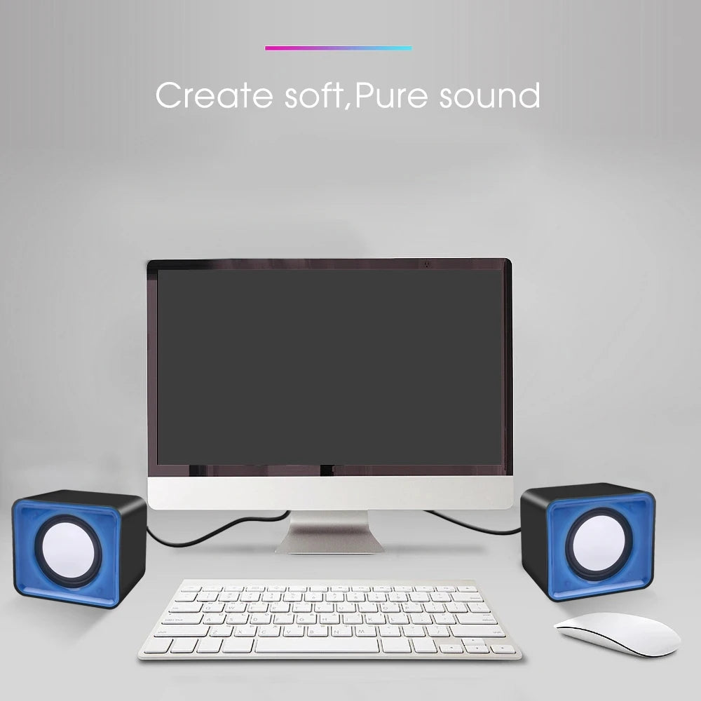Mini PC Speaker – USB Powered Sound Box for Computer