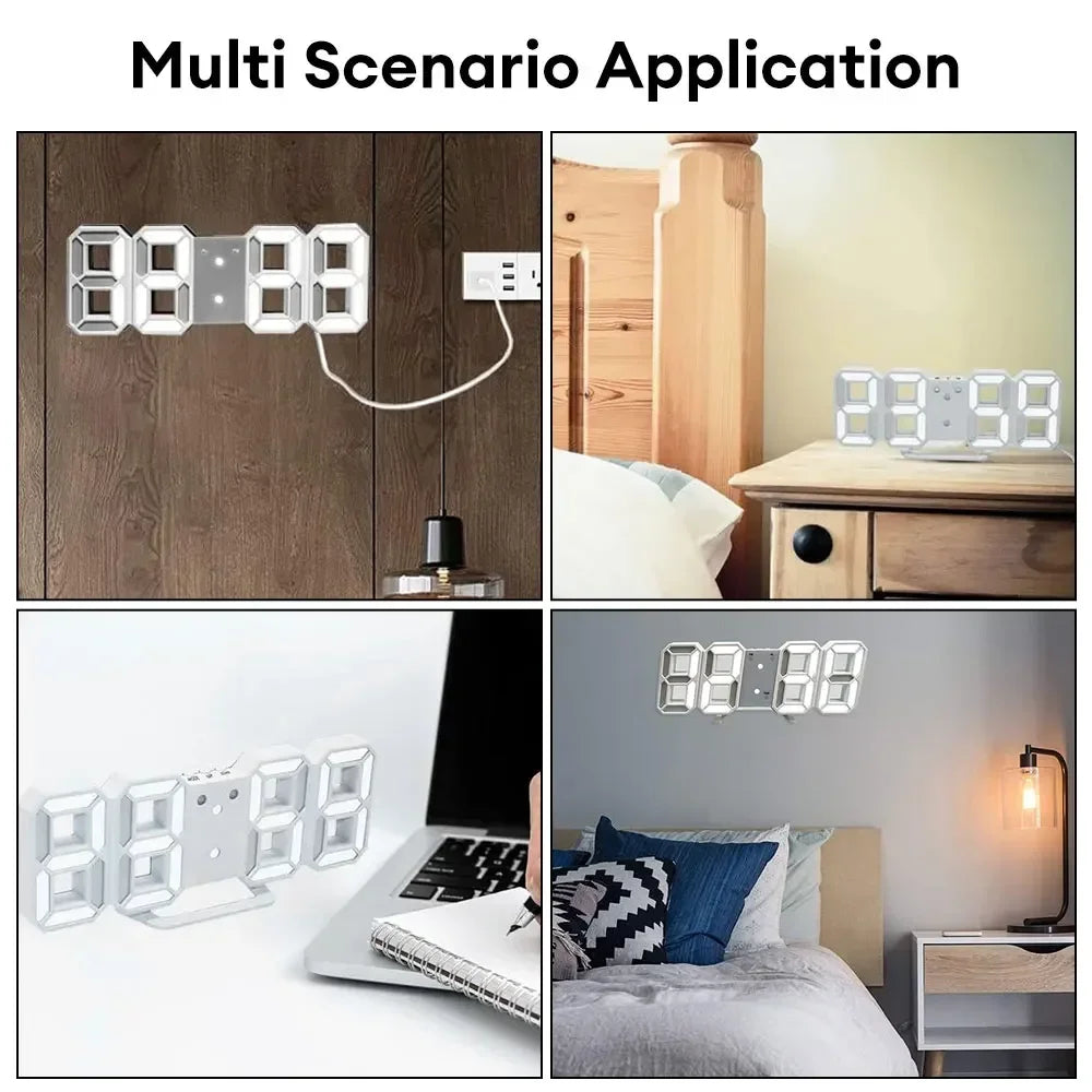 LED Digital Wall & Desk Clock
