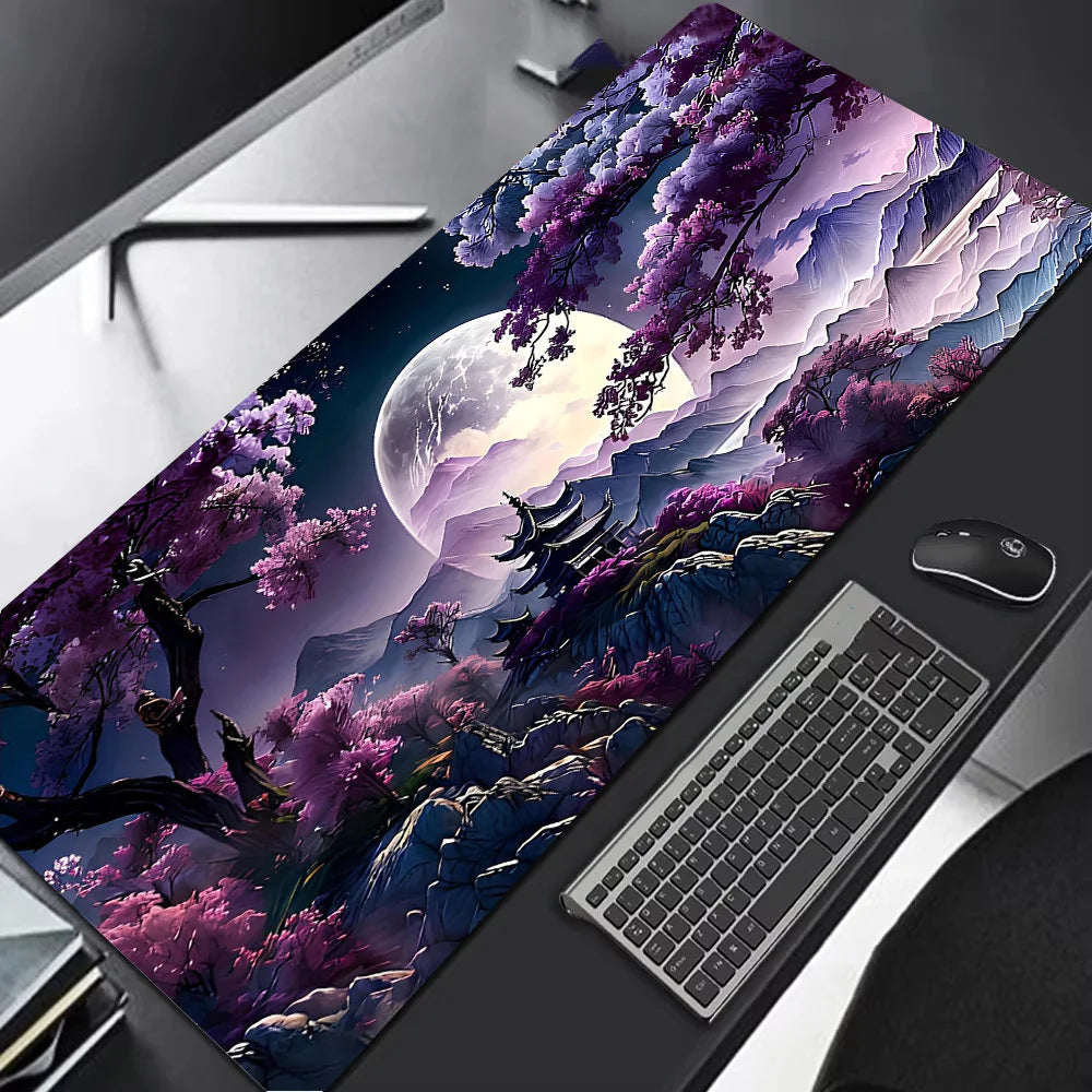 Sakura Scenery Large Gaming Mouse Pad