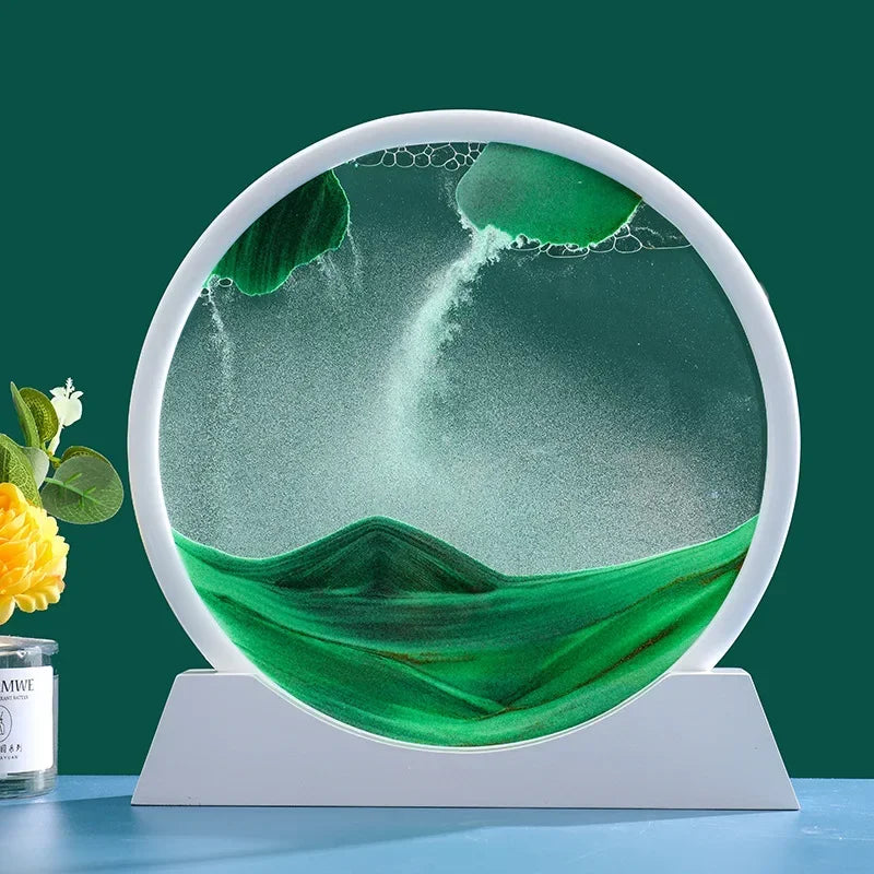 3D Moving Sand Art Hourglass