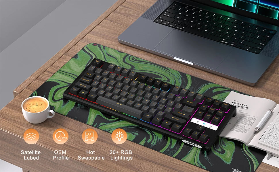 NPET 87-Key RGB Mechanical Keyboard