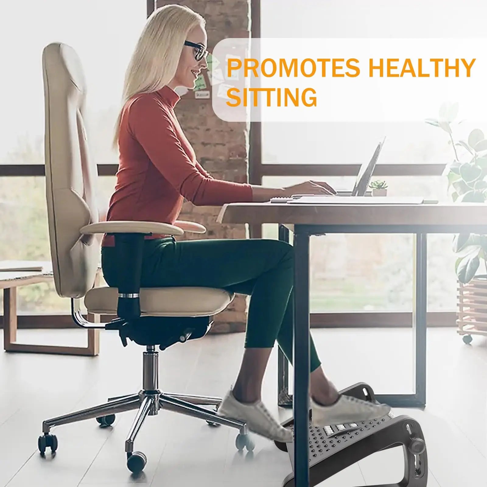 Ergonomic Under Desk Footrest