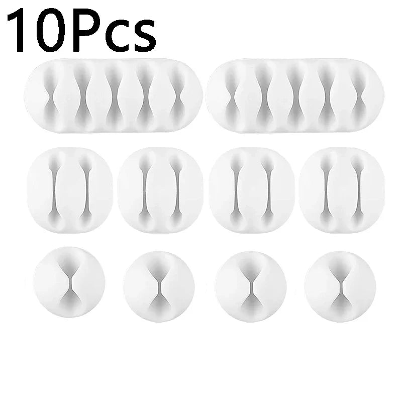 Silicone Self-Adhesive Cable Clips