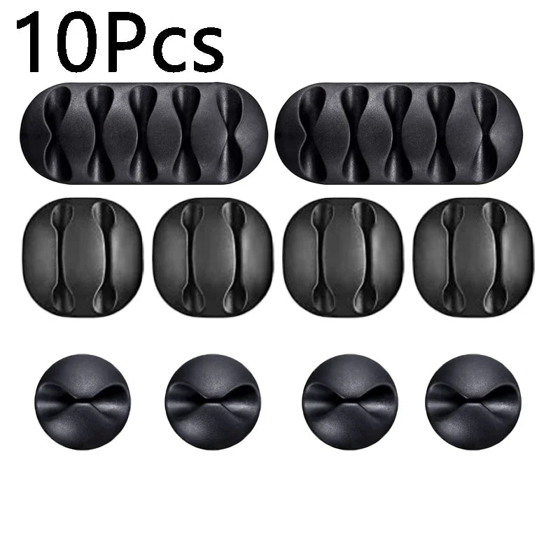 Silicone Self-Adhesive Cable Clips