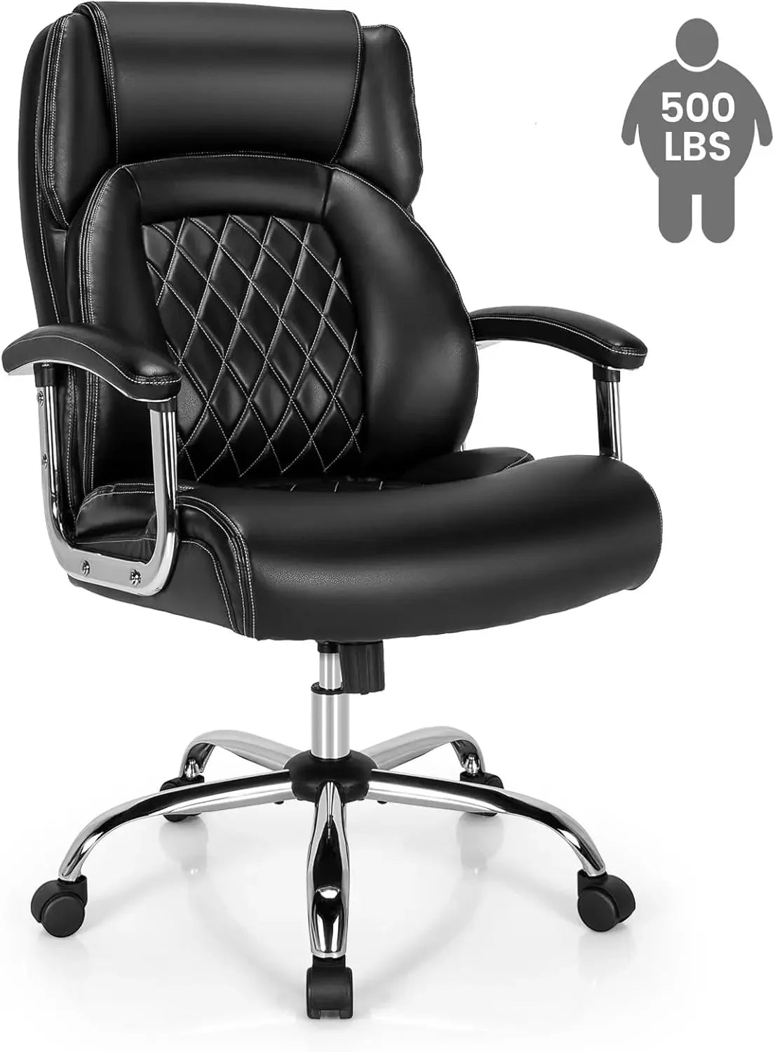 Big & Tall 500lb PU Leather Office Chair