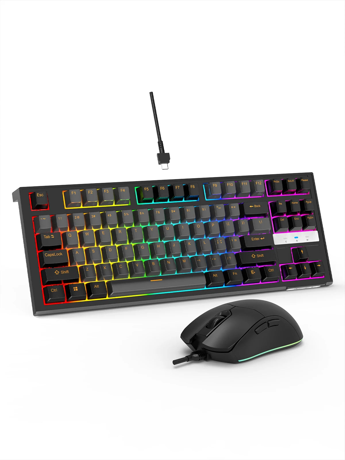 NPET 87-Key RGB Mechanical Keyboard