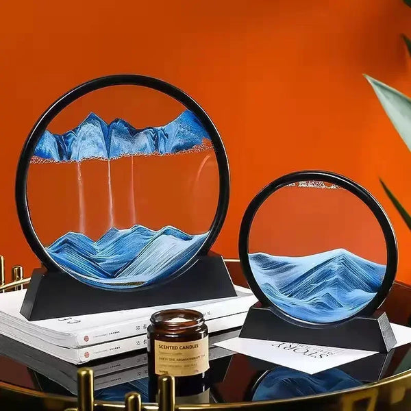 3D Moving Sand Art Hourglass