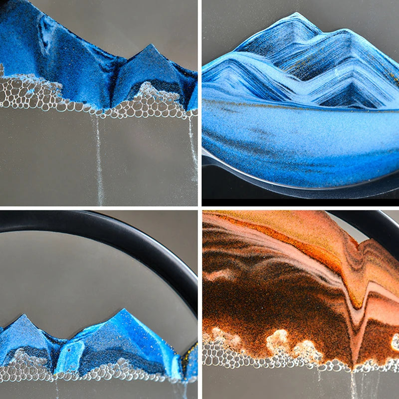 3D Moving Sand Art Hourglass