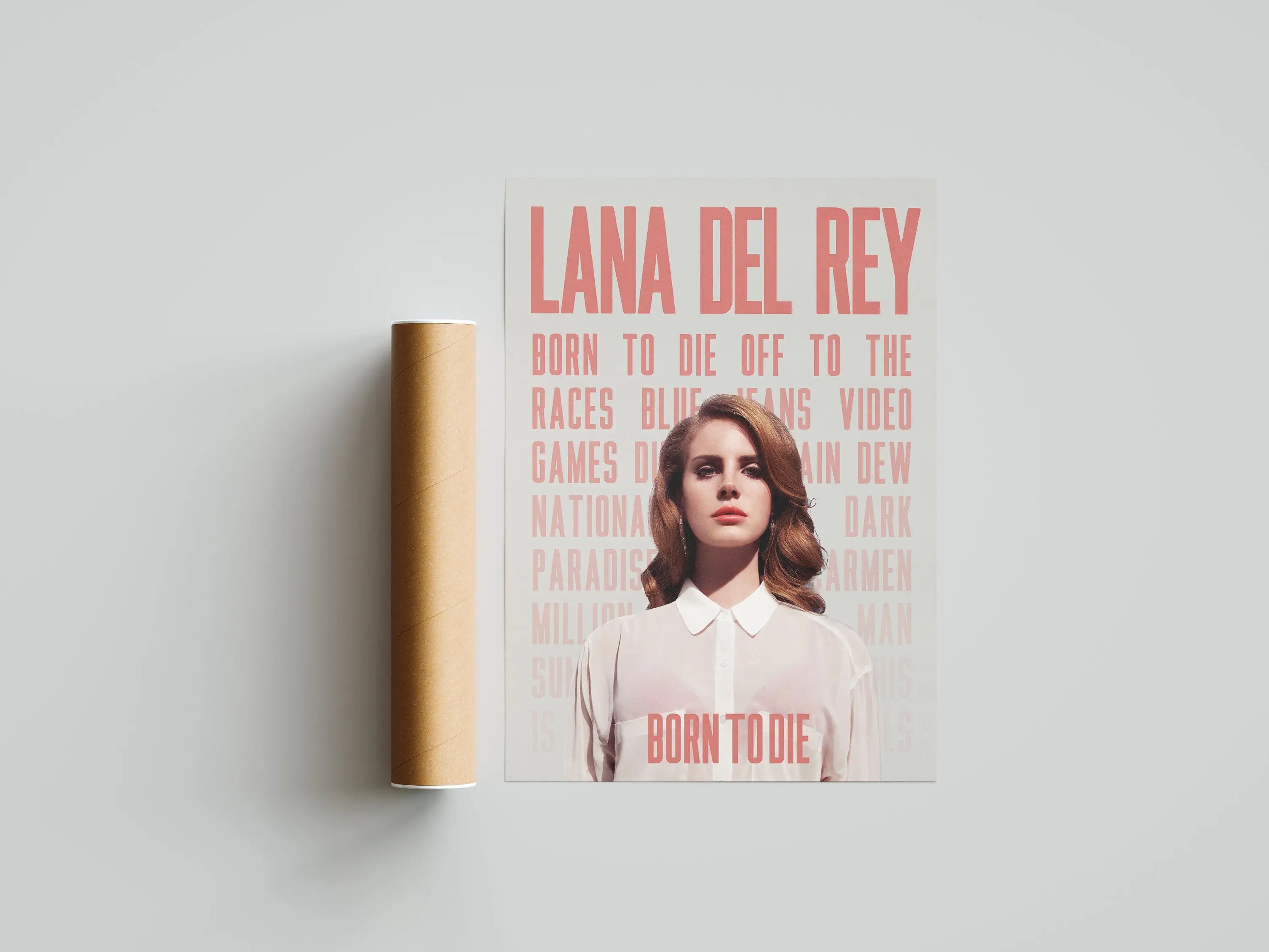 Lana Del Rey Music Album Canvas Poster