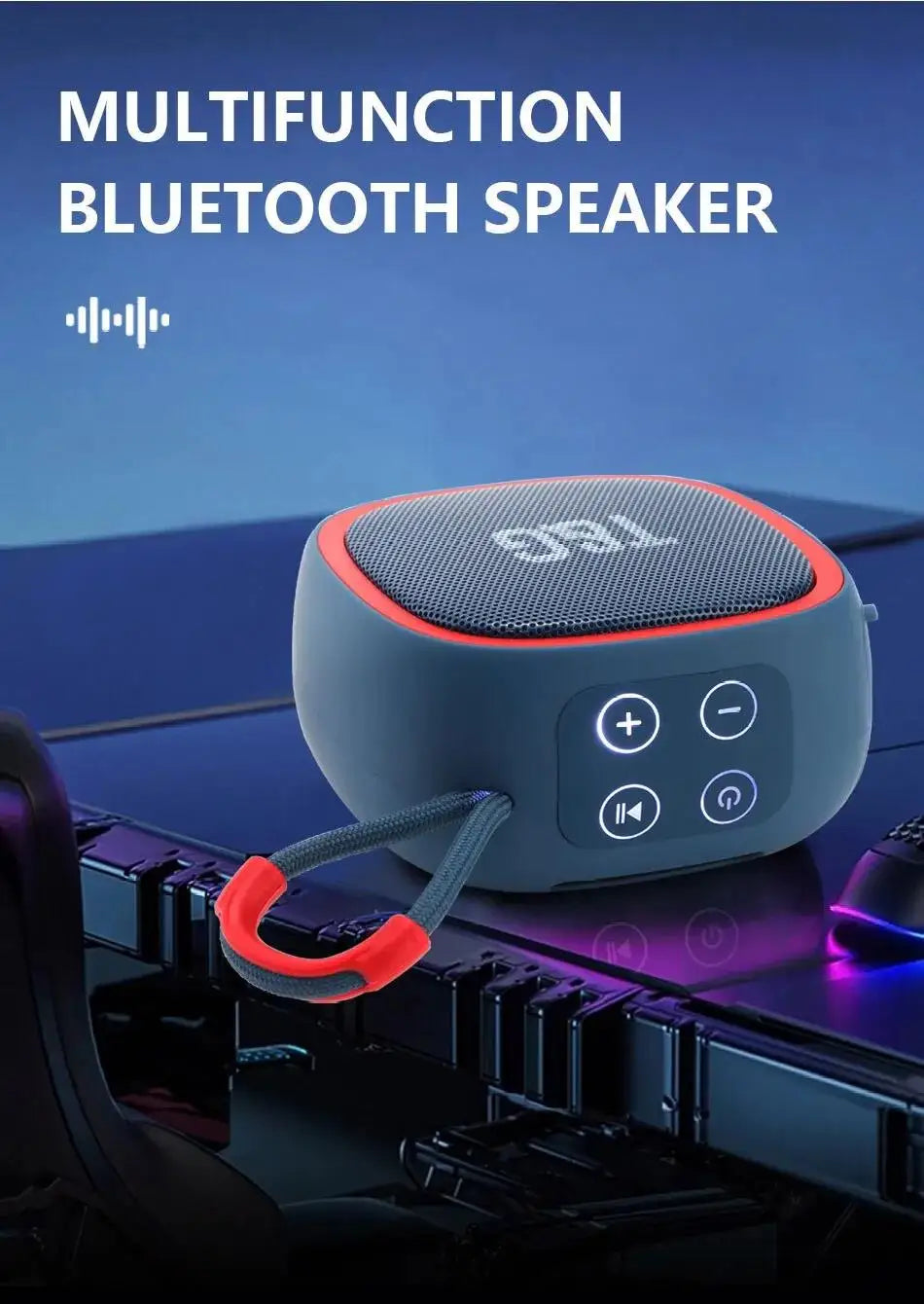 Portable Bluetooth Speaker with FM Radio