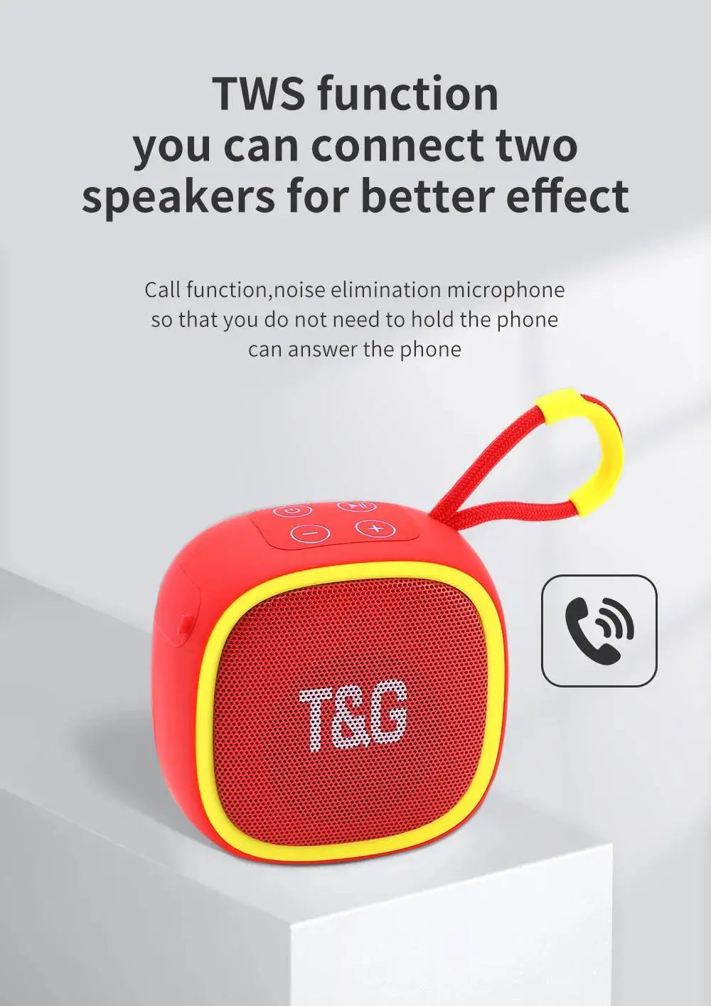 Portable Bluetooth Speaker with FM Radio