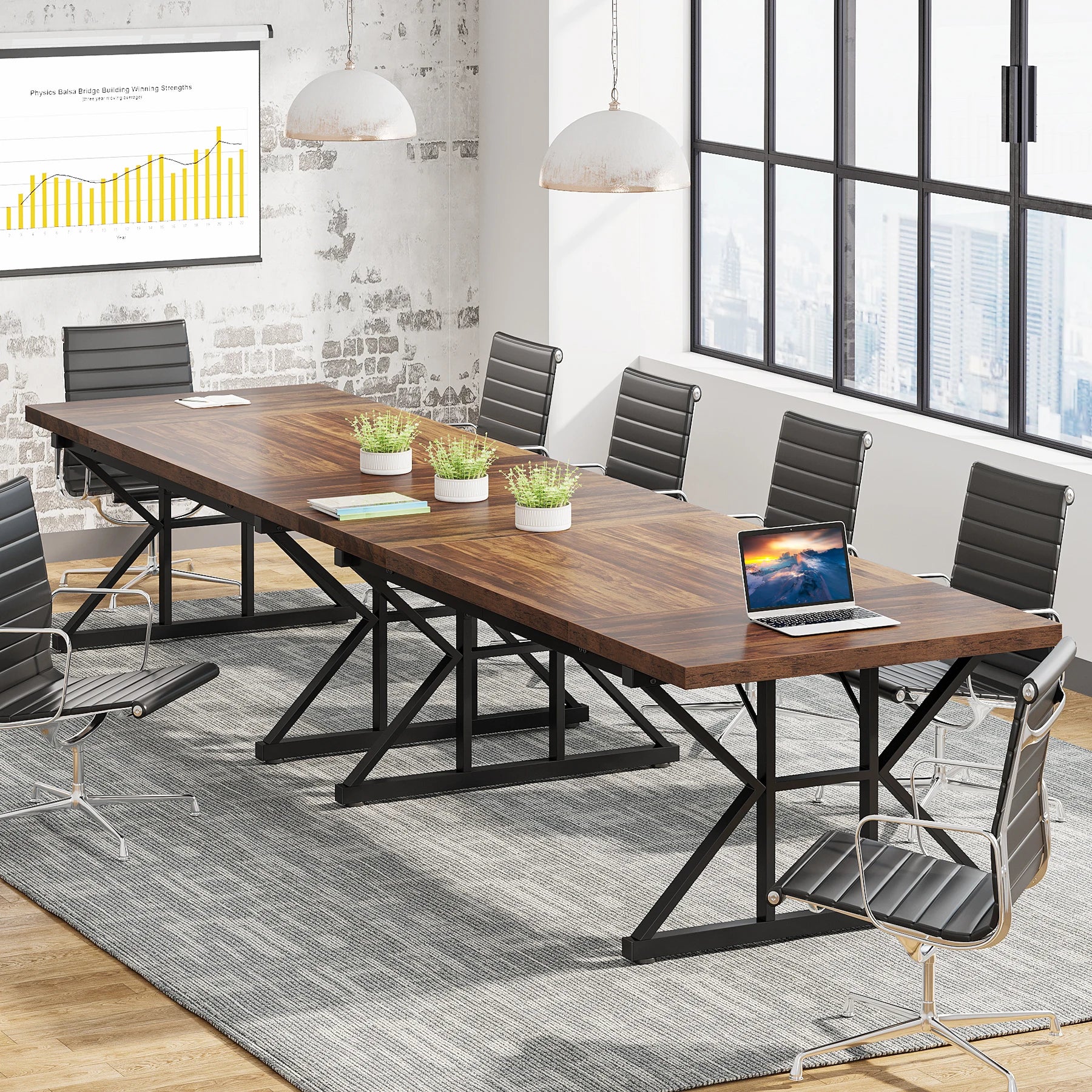 Tribesigns 70.8-Inch Executive Desk