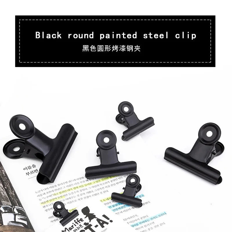 5PCS Metal Binder Clips Assorted Sizes