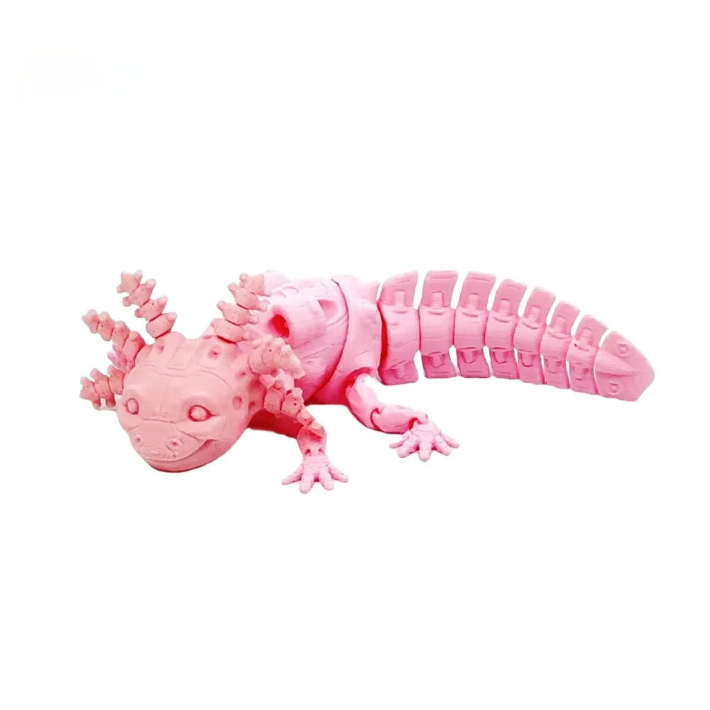 3D Axolotl Mechanical Desk Decor