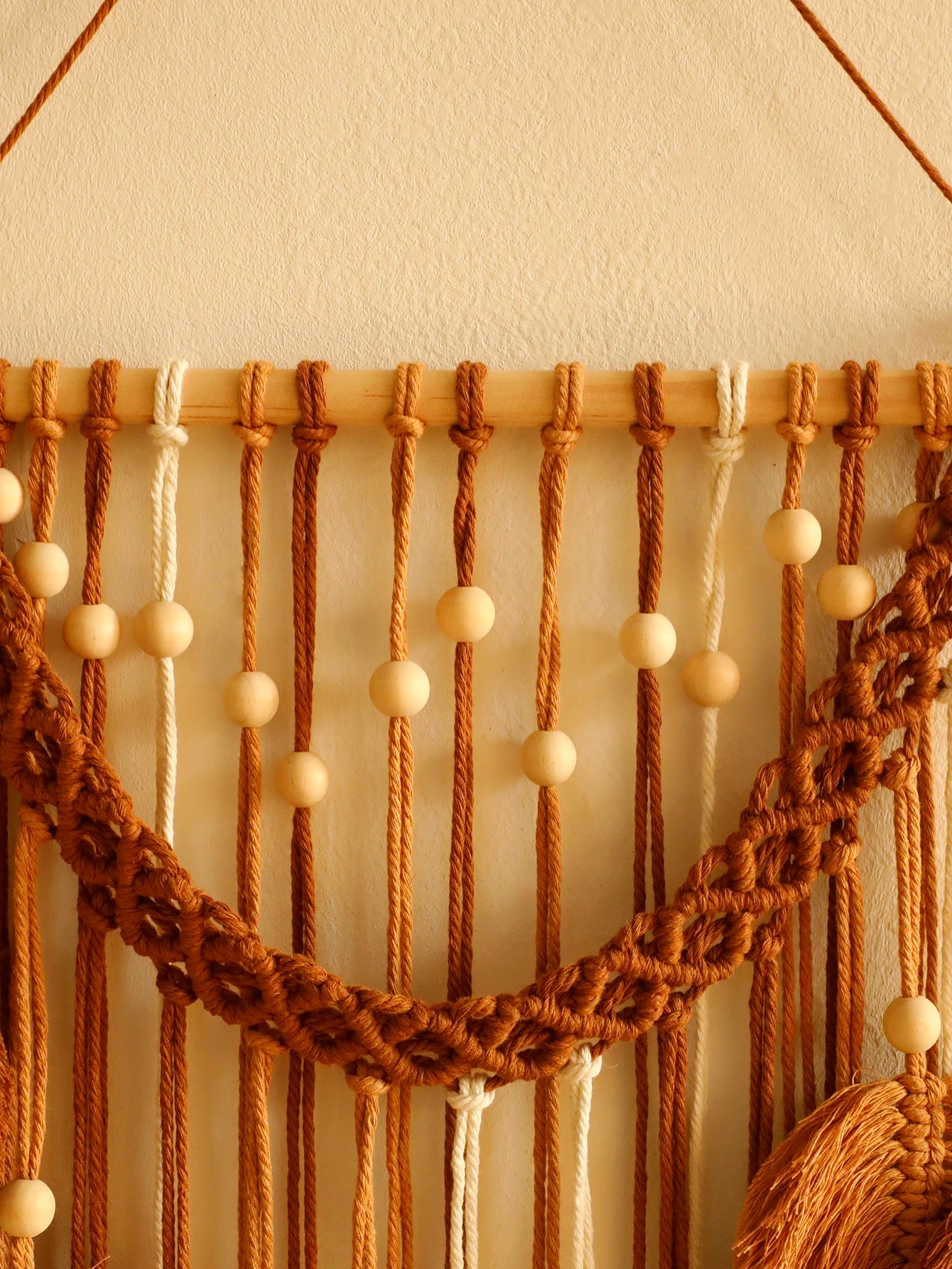 Leaf Macrame Wall Tapestry