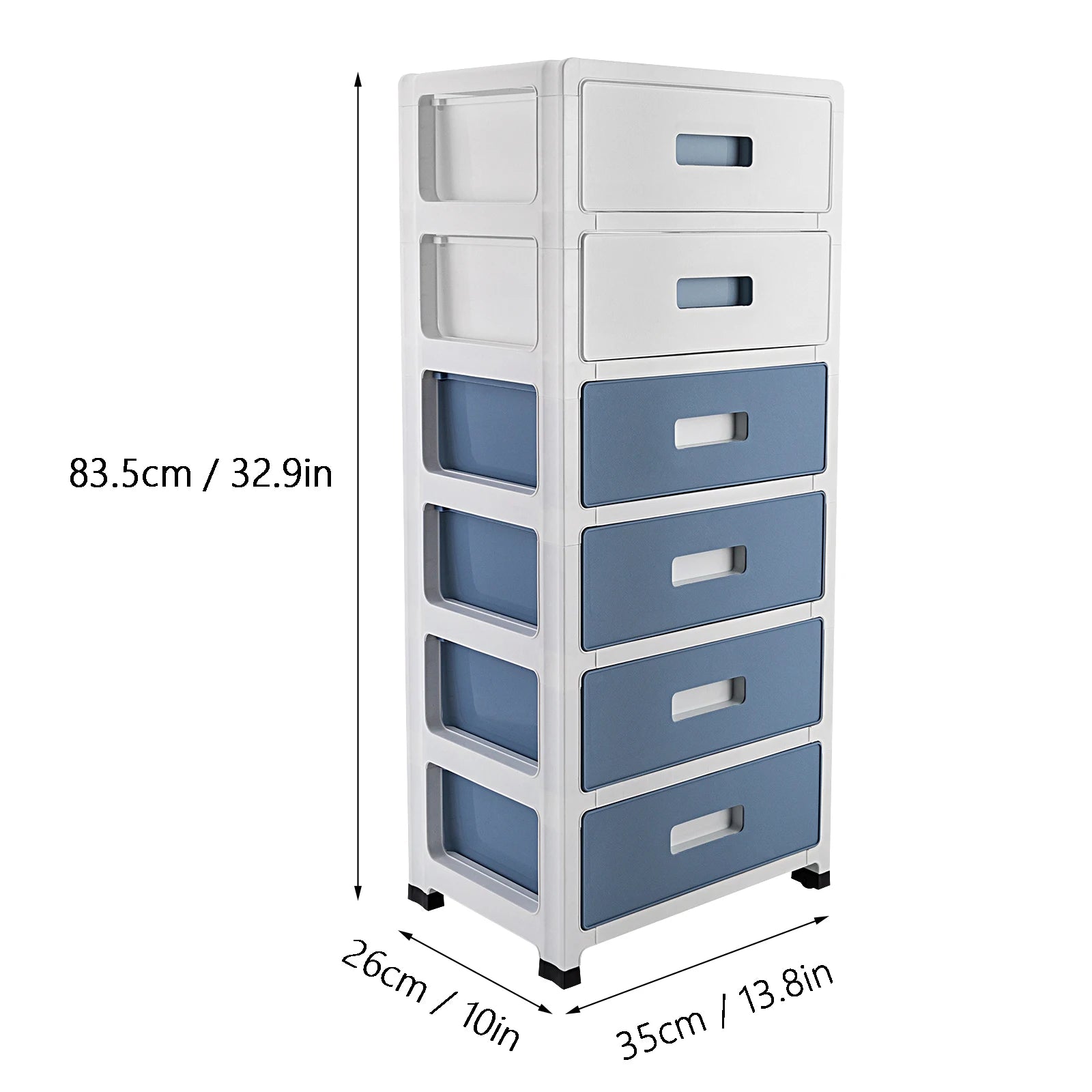 6-Drawer Chest Storage Cabinet