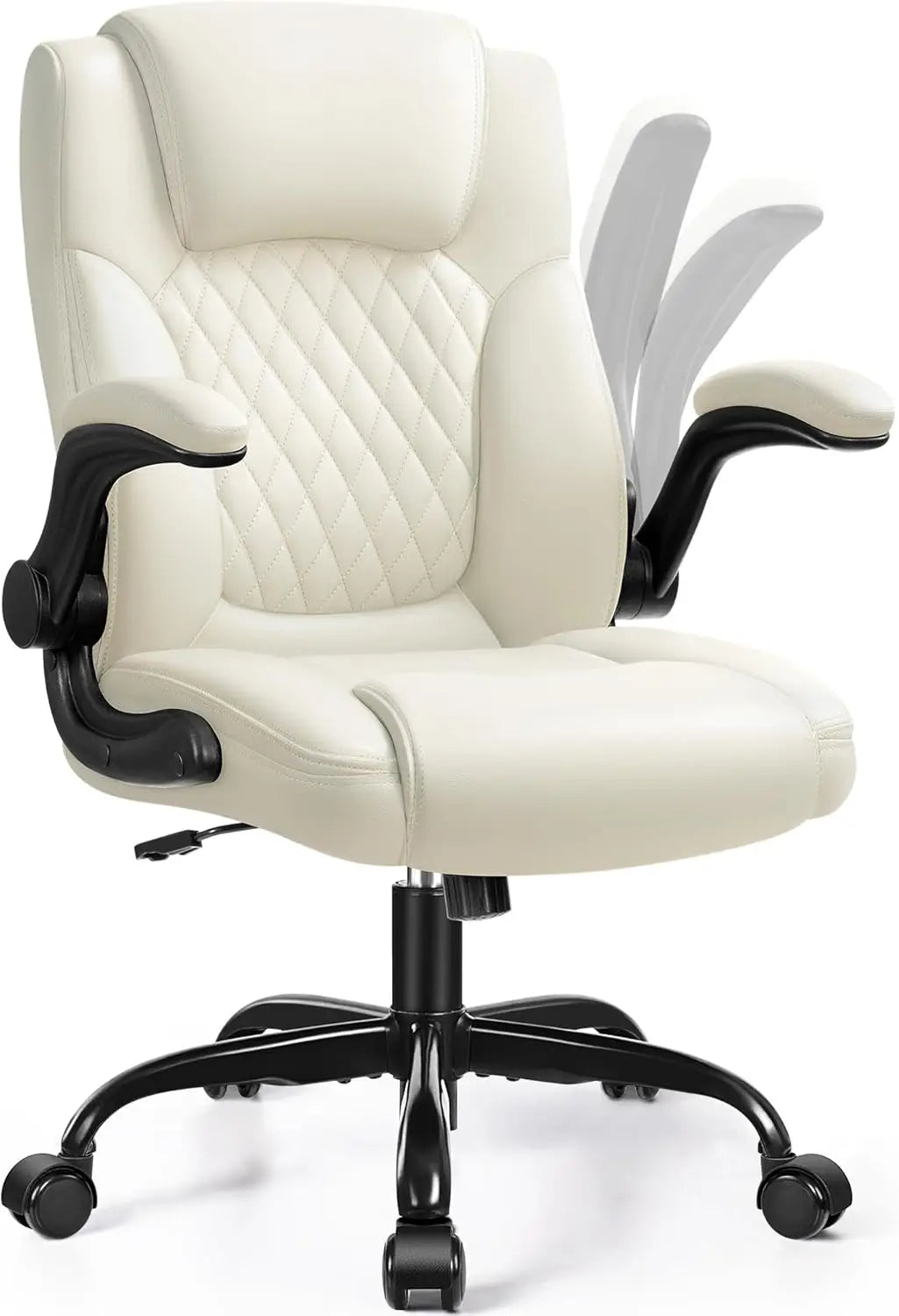 PU Leather Office Chair with Ergonomic Support