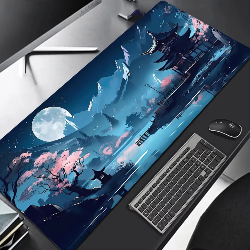 Sakura Scenery Large Gaming Mouse Pad