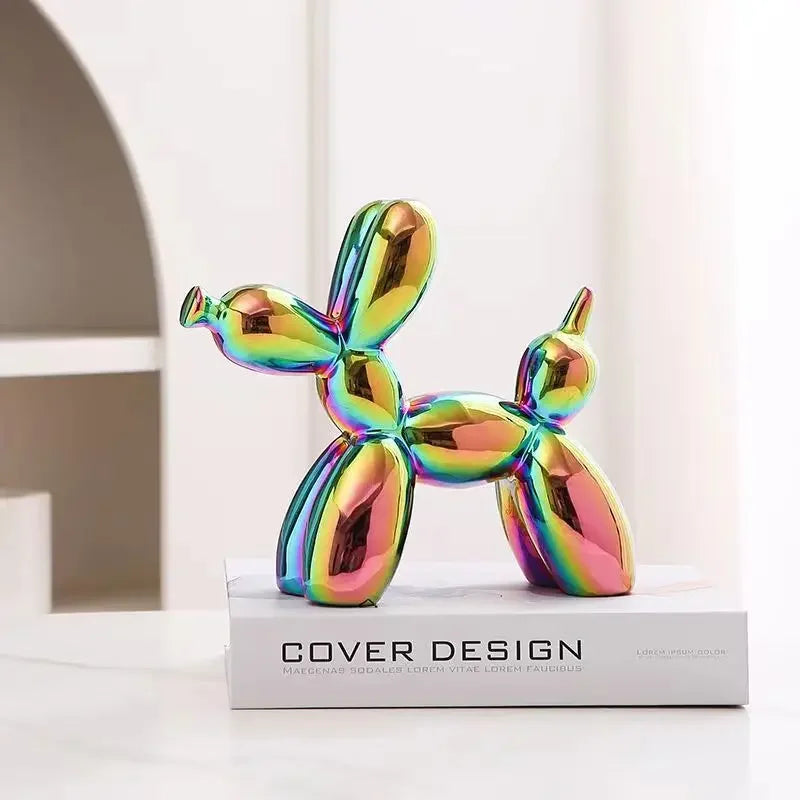 ERMAKOVA Ceramic Balloon Dog Figurine