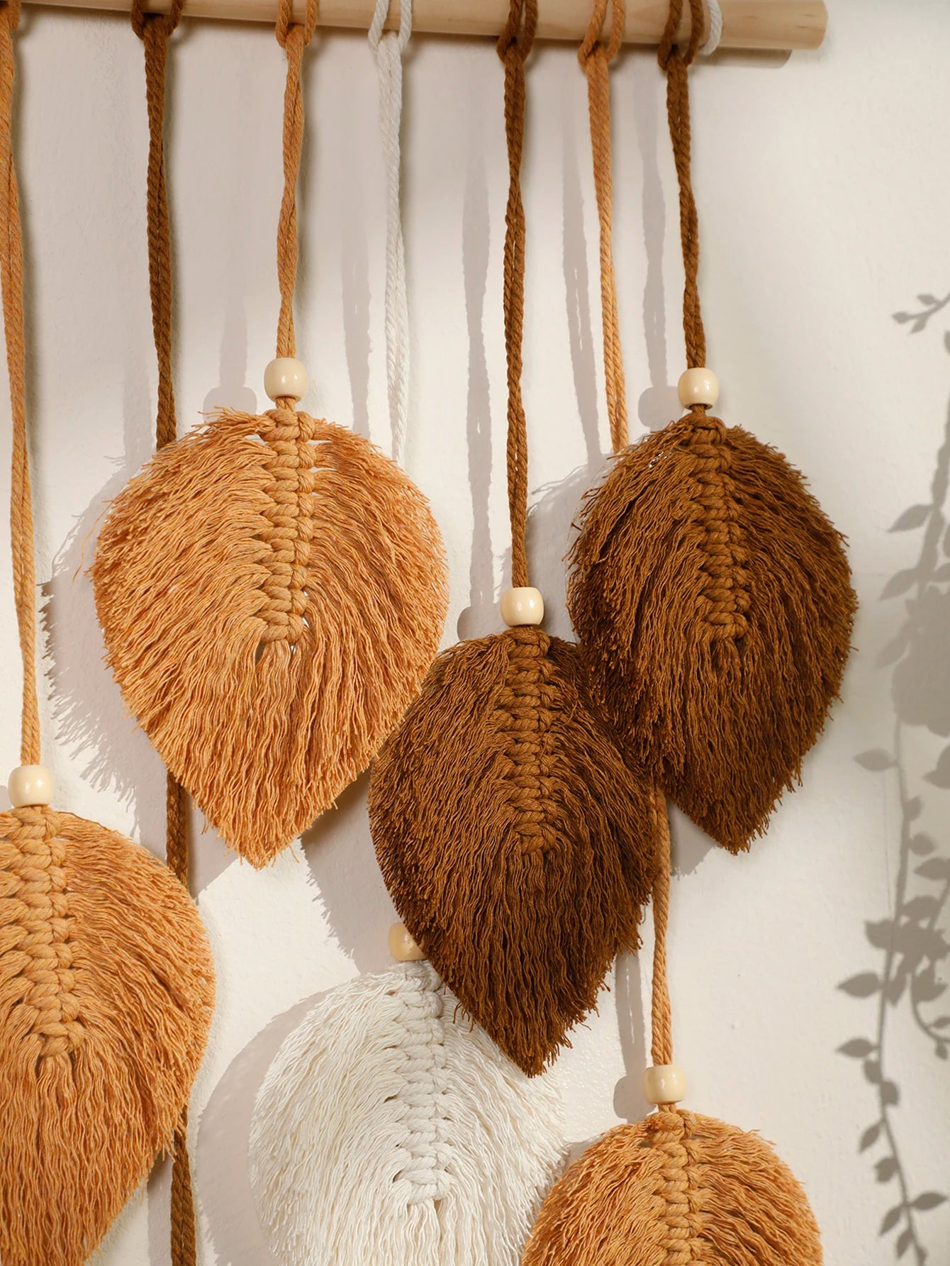 Leaf Macrame Wall Tapestry