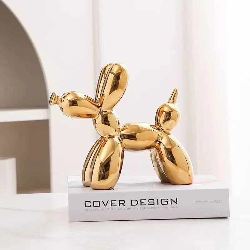 ERMAKOVA Ceramic Balloon Dog Figurine