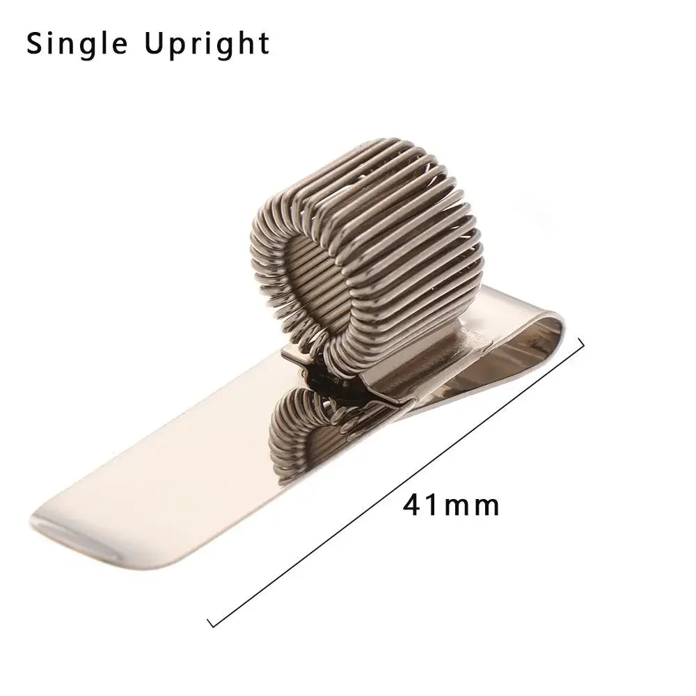 Metal Spring Pen Holder with Clip
