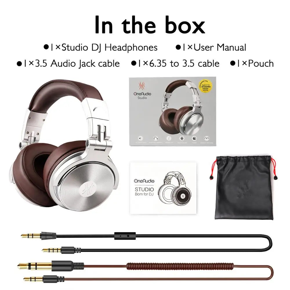 Oneodio Pro 30 Professional Studio DJ Headphones with Microphone