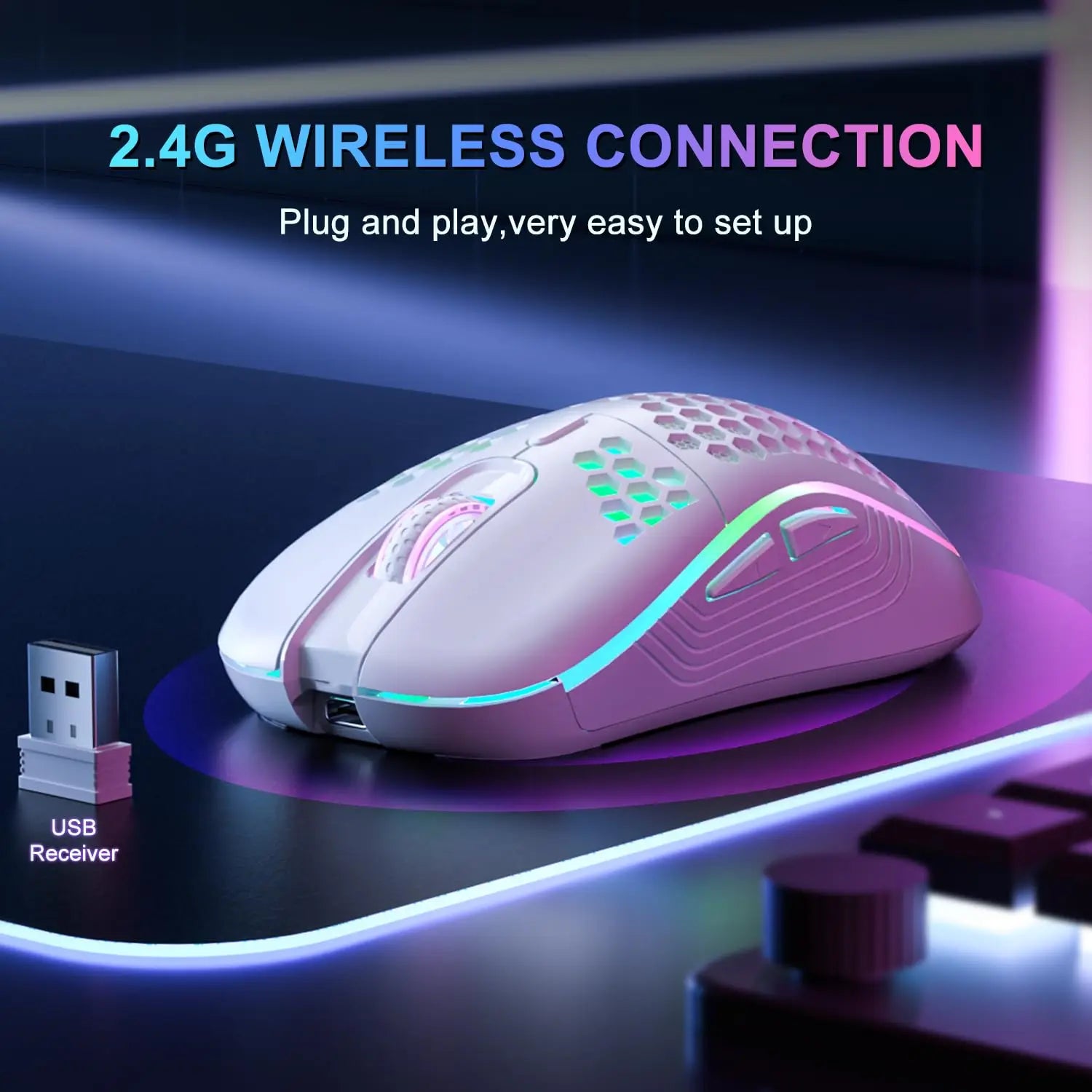 2.4G Wireless RGB Gaming Mouse
