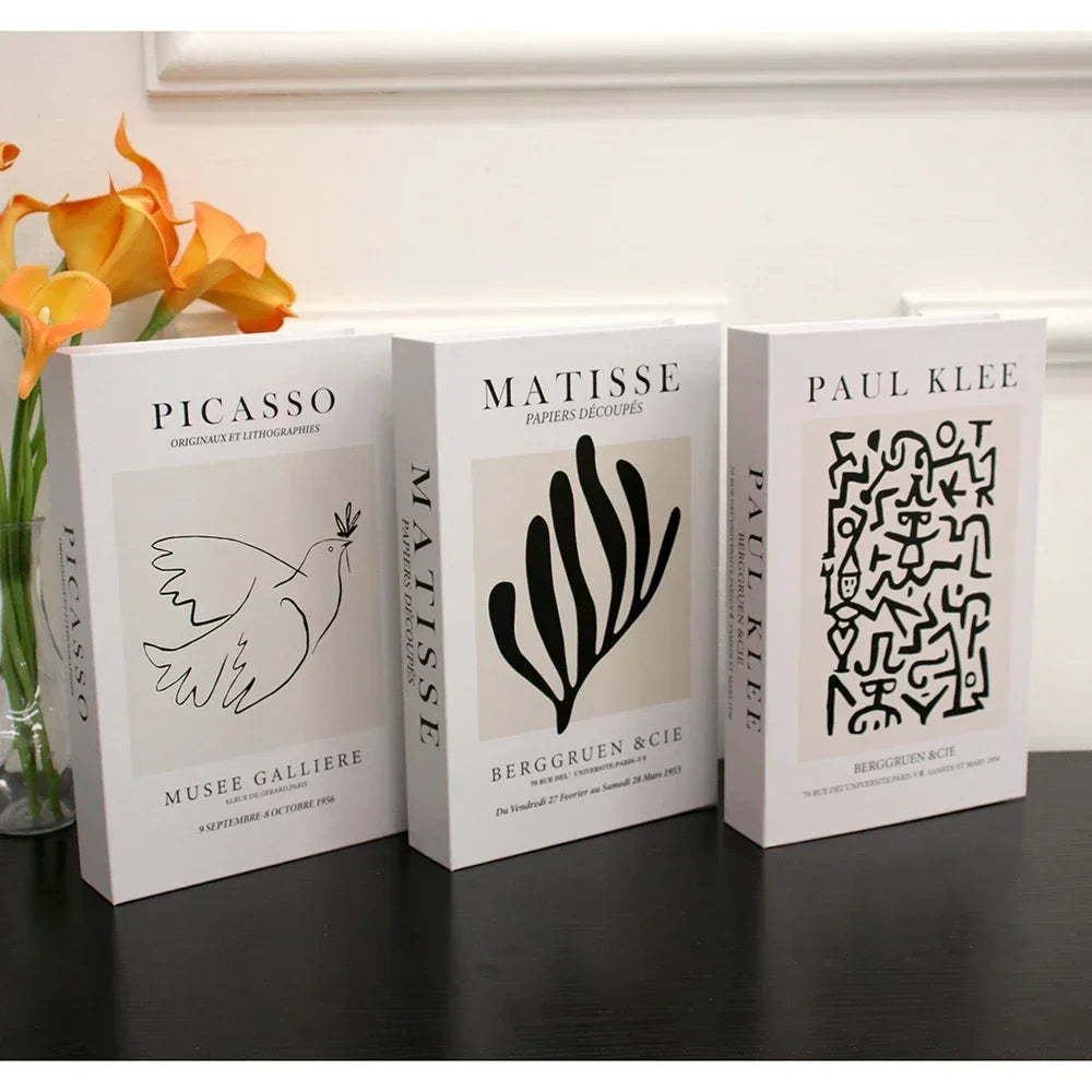 3PCS Fashion Decorative Fake Books
