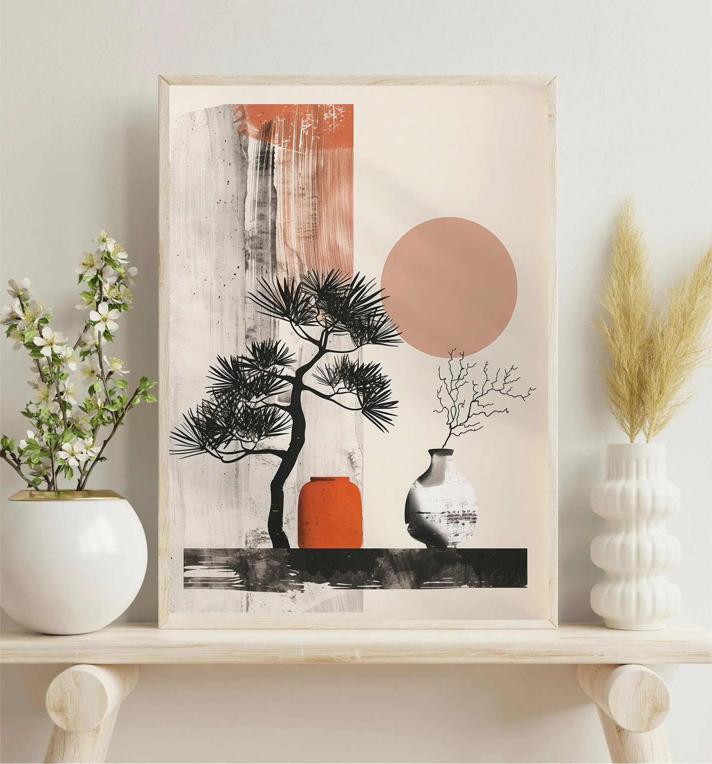 Nordic Zen Landscape Canvas Art