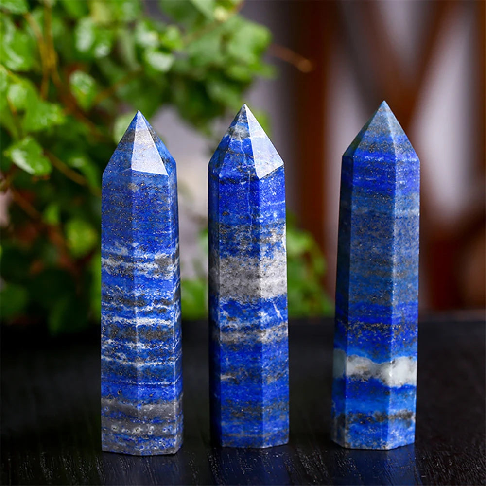 Natural Stone & Crystal Point Wand