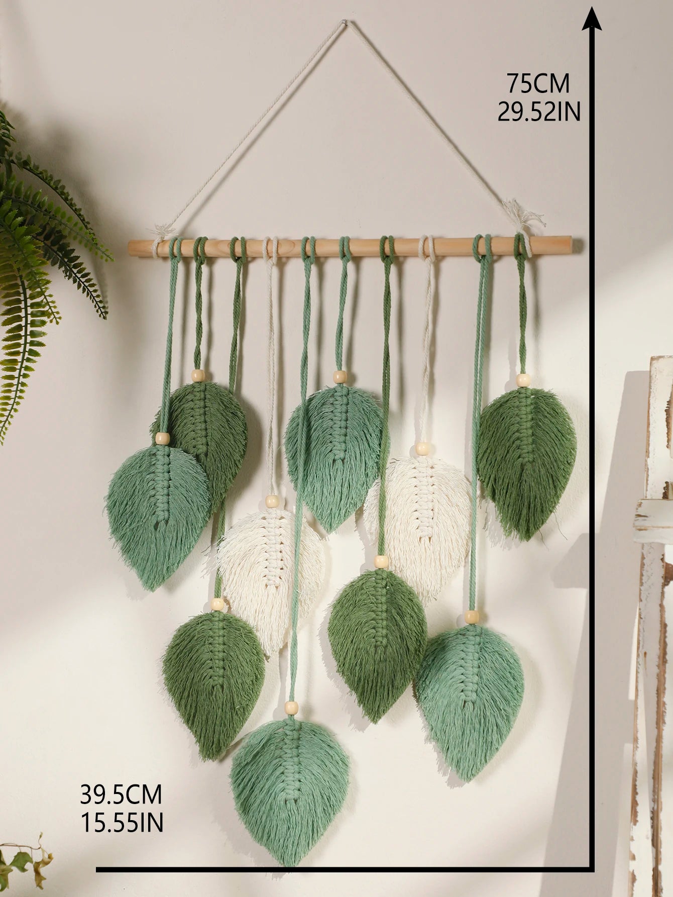 Leaf Macrame Wall Tapestry