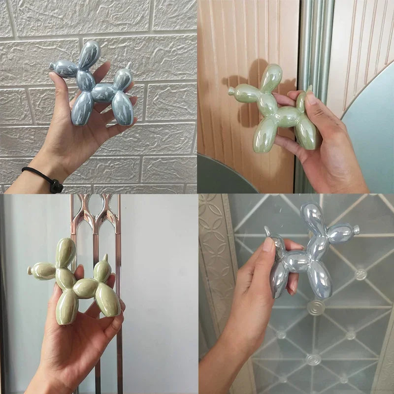 ERMAKOVA Ceramic Balloon Dog Figurine