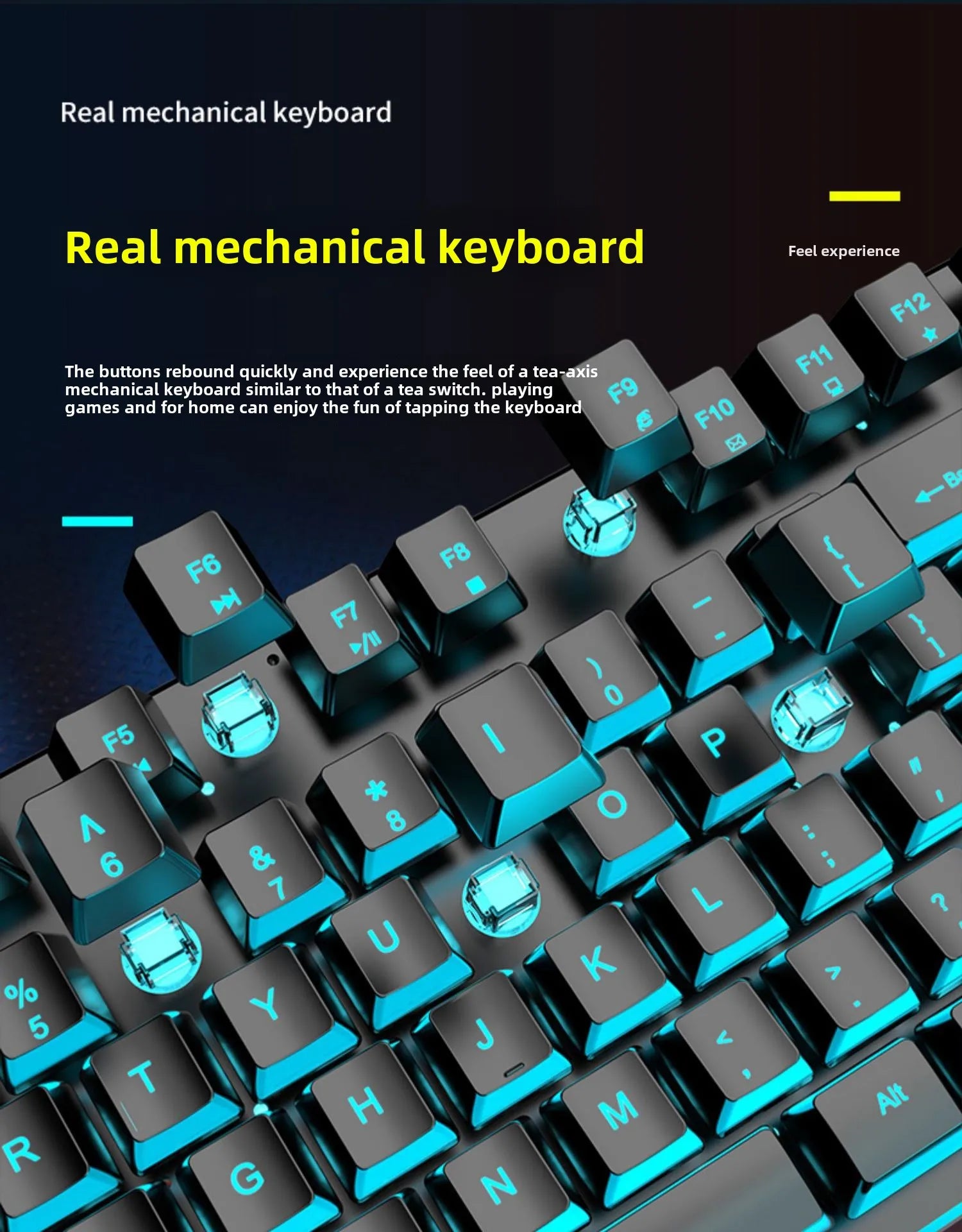 Ergonomic Waterproof Set for Desktop Gamers