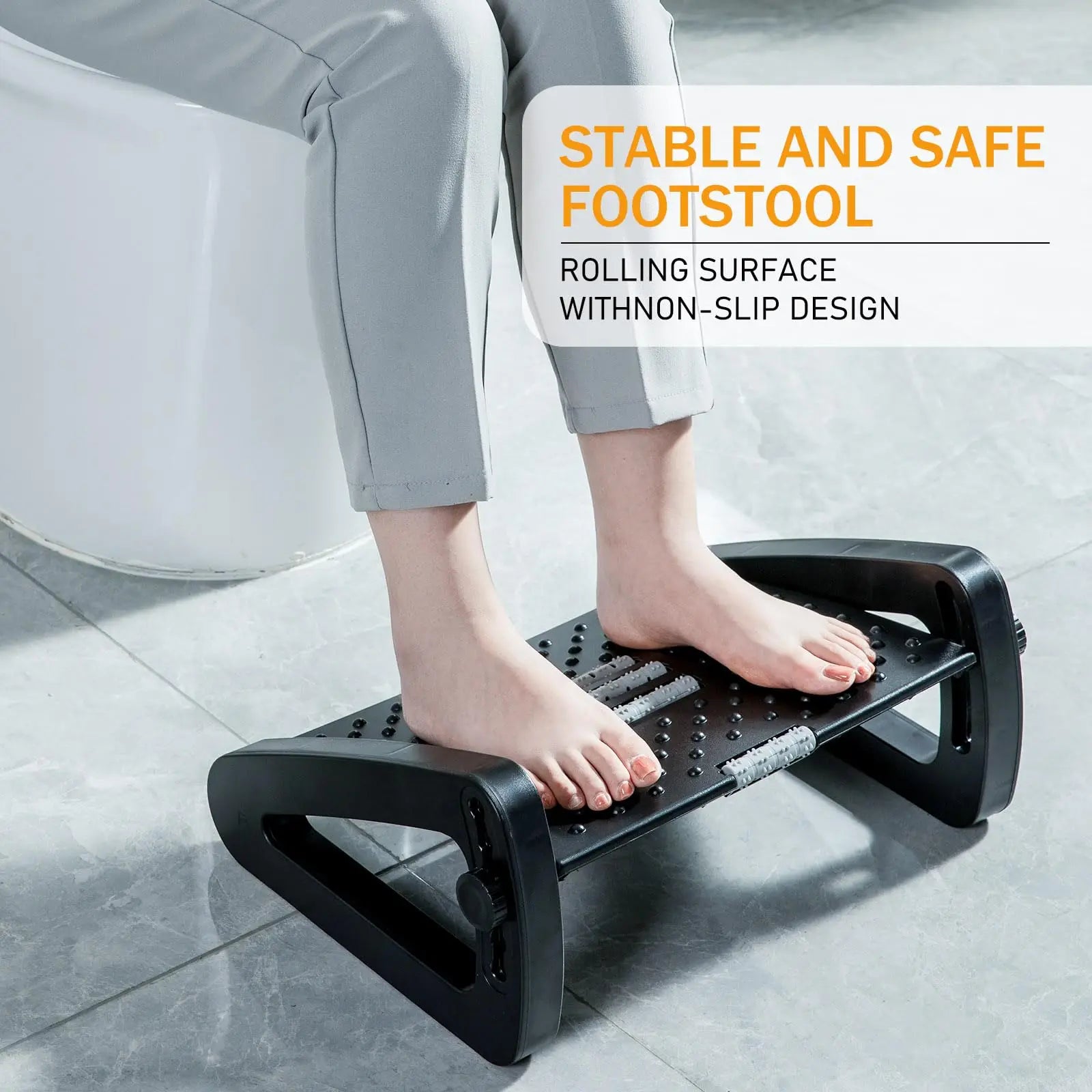 Ergonomic Under Desk Footrest