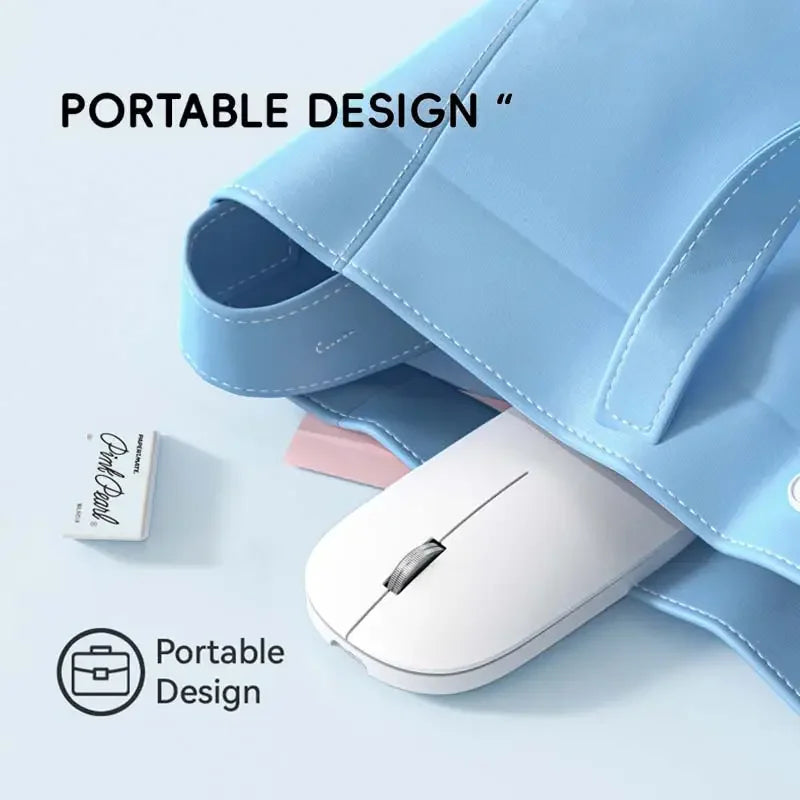 Xiaomi Wireless Mouse – Silent Click Portable Ergonomic Mouse with Type-C Charging
