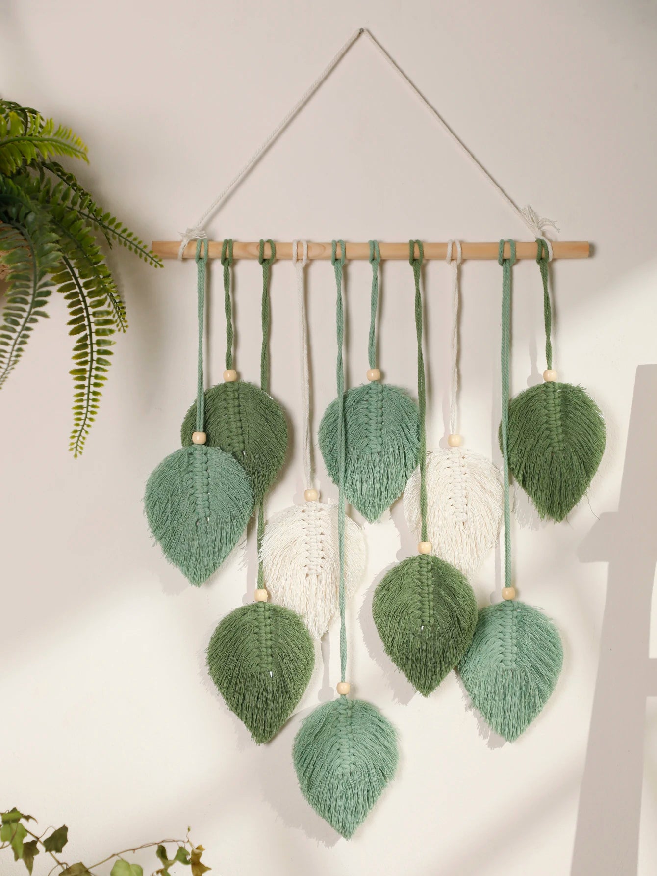 Leaf Macrame Wall Tapestry