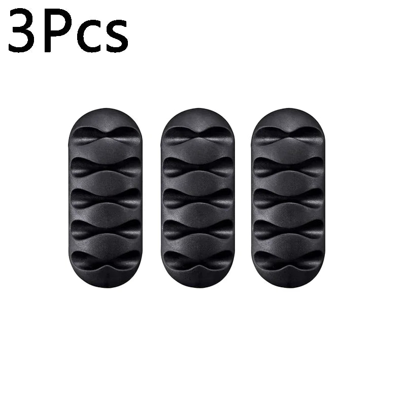 Silicone Self-Adhesive Cable Clips