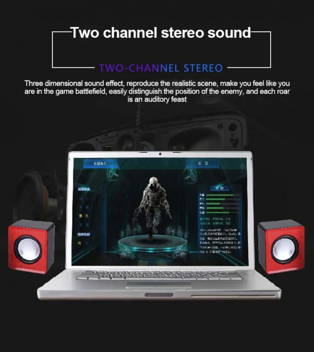 Computer Speaker – Portable USB Sound Box for PC