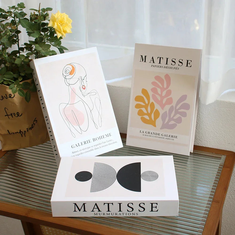 3PCS Fashion Decorative Fake Books