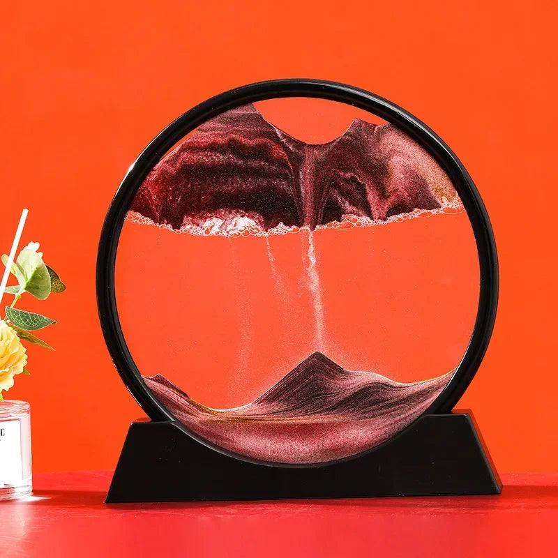 3D Moving Sand Art Hourglass