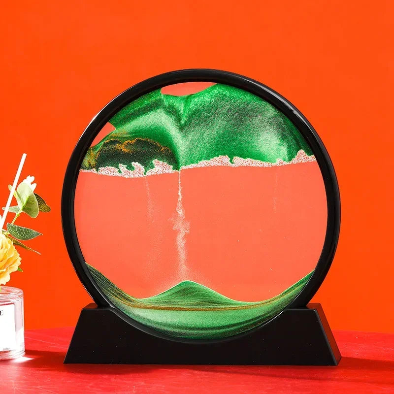 3D Moving Sand Art Hourglass